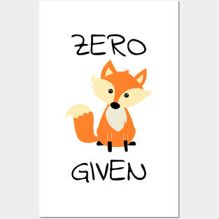 Zero Fox Given Posters and Art